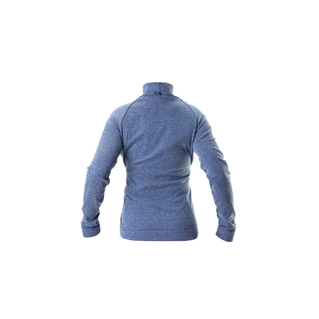 RYU Womens Grid Mock Neck in Navy