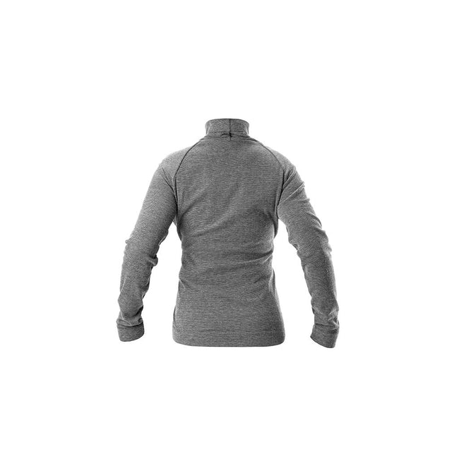 RYU Womens Grid Mock Neck in Grey