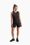 RYU Womens Standard Issue Tank - Beautiful Tough Graphic in Raven