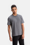 RYU Mens Level Football Tee in Granite