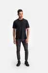 RYU Mens Level Football Tee in Black