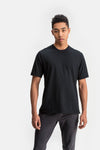 RYU Mens Level Football Tee in Black