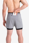 RYU Mens Vector Short in Titanium