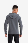 RYU Mens Ethos Full Zip Hoodie in Heather Anchor