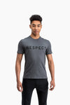 RYU Mens Standard Issue Crew - Respect Graphic in Asphalt Heather