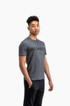 RYU Mens Standard Issue Crew - Respect Graphic in Asphalt Heather