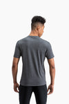 RYU Mens Standard Issue Crew - Respect Graphic in Asphalt Heather