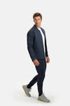 RYU Mens Ethos Bomber Jacket in Blackened Navy