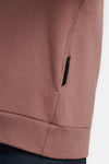 RYU Womens Core Hoodie in Mauve Concrete