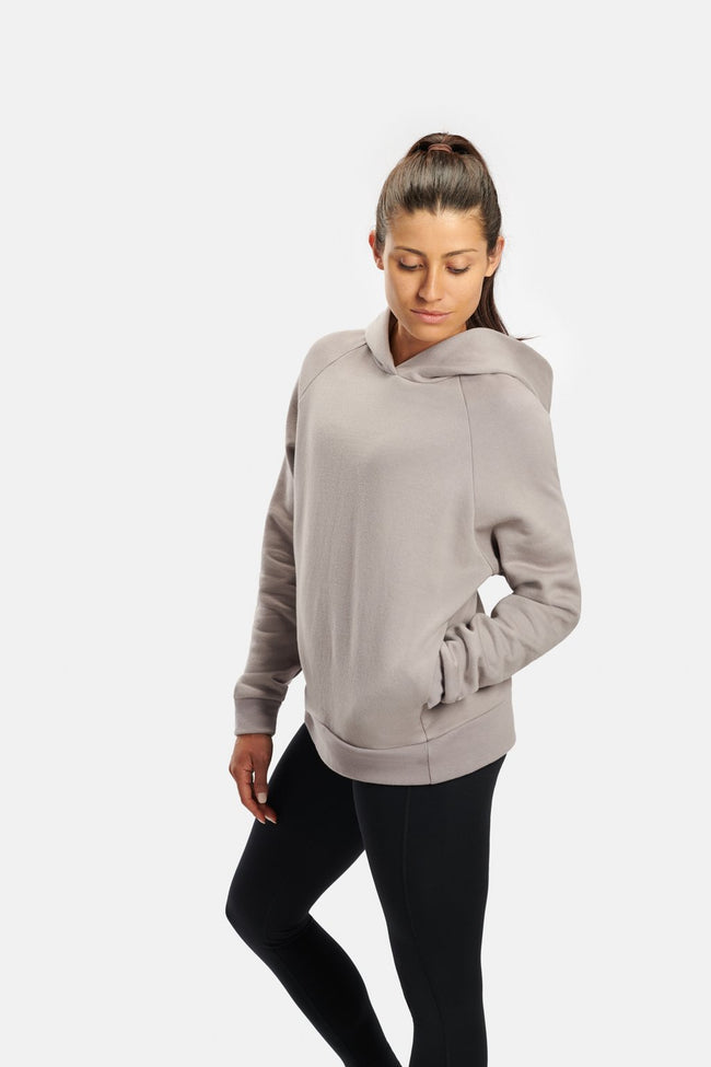 RYU Womens Core Hoodie in Lilac Gray