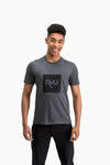 RYU Mens Standard Issue Crew - RYU Graphic in Asphalt Heather