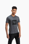RYU Mens Standard Issue Crew - RYU Graphic in Asphalt Heather