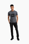 RYU Mens Standard Issue Crew - RYU Graphic in Asphalt Heather