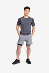 RYU Mens Interval Short in Titanium