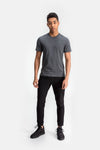 RYU Mens Standard Issue Crew in Asphalt Heather