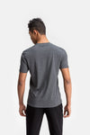 RYU Mens Standard Issue V Neck in Asphalt Heather