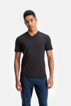 RYU Mens Standard Issue V Neck in Raven