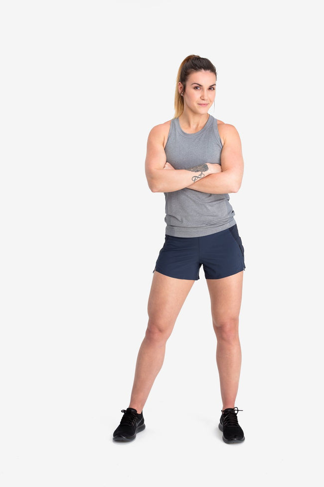 RYU Womens Intensity Short in Blackened Navy
