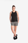 RYU Womens Power Short in Granite