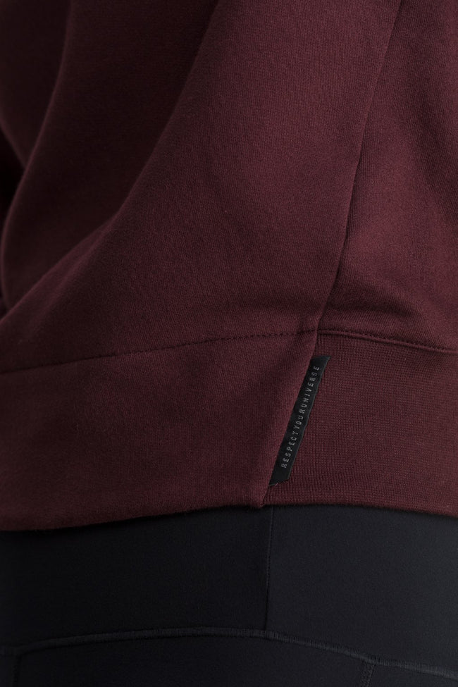 RYU Womens Core Crew in Blackened Port