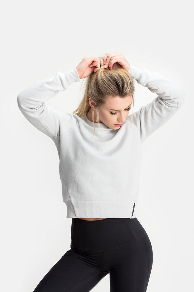 RYU Womens Core Crew in Platinum