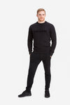 RYU Mens Graphic Core Crew in Black