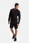 RYU Mens Core Crew in Black