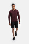 RYU Mens Core Crew in Blackened Port