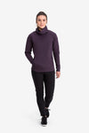RYU Womens Ethos Pullover in Blackened Mulberry