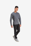 RYU Mens Ethos Crew in Heather Anchor