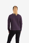 RYU Womens Ethos Crew in Blackened Mulberry