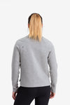 RYU Womens Ethos Crew in Heather Stone Grey