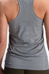RYU Womens Vapor Racerback Tank in Titanium