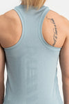 RYU Womens Vapor Racerback Tank in Glacier