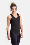 RYU Womens Standard Issue Racerback Tank in Raven