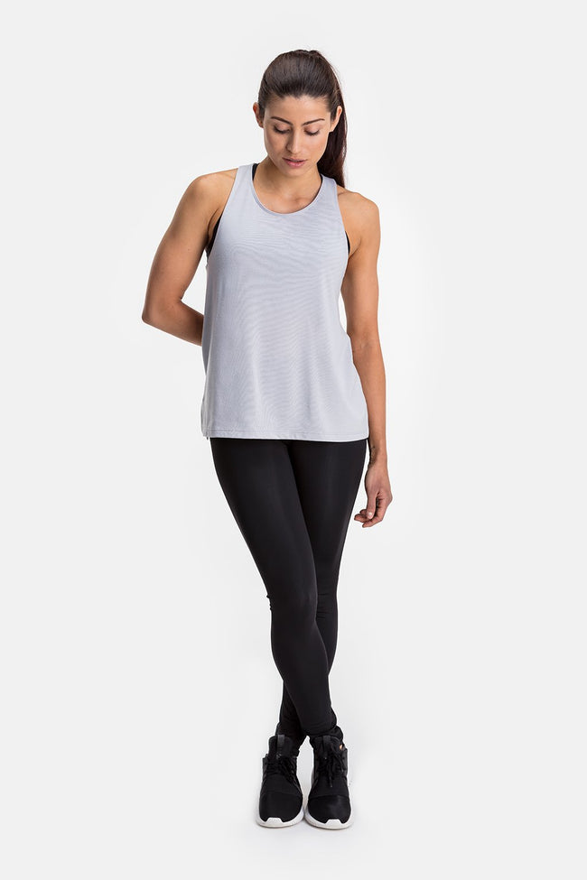 RYU Womens Tech Tank in Platinum