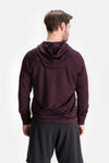RYU Mens MidLayr Hoodie in Blackened Port