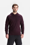RYU Mens MidLayr Hoodie in Blackened Port