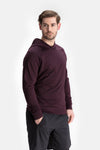 RYU Mens MidLayr Hoodie in Blackened Port