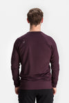 RYU Mens MidLayr Henley in Blackened Port