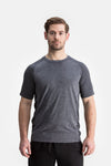 RYU Mens Vapor Crew Neck in Asphalt Heather