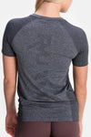 RYU Womens Vapor Crew Neck in Asphalt Heather