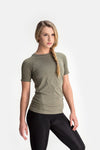 RYU Womens Vapor Crew Neck in Fatigue
