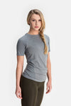 RYU Womens Vapor Crew Neck in Titanium