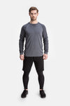RYU Mens Vapor Long Sleeve in Asphalt Heather