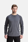 RYU Mens Vapor Long Sleeve in Asphalt Heather