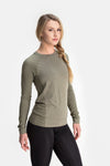 RYU Womens Vapor Long Sleeve in Fatigue