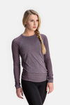 RYU Womens Vapor Long Sleeve in Raisin