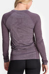 RYU Womens Vapor Long Sleeve in Raisin