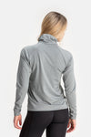 RYU Womens MidLayr 1/2 Zip in Athletic Grey Heather